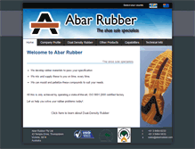 Tablet Screenshot of abarrubber.com.au